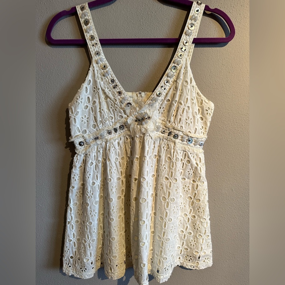 MM Couture Cream Top